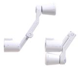 Fold Away Handle, White