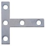 Hardware Essentials 1-Pc T-Plate, Zinc-Plated