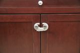 Cabinet Knob Slide Lock