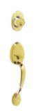 Brinks Ball Gripset, Polished Brass