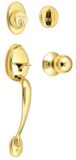 Shlage Polished Brass Handle Set