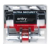 Serrure d'entr�e � cl� � levier Ultra Security, inox