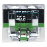 Serrure de couloir � levier Ultra Security, inox