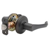 Brinks Nicole Passage Door Knob, Tarnished Brass