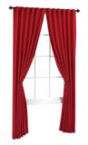 Debbie Travis Silk Panel, Vin Rouge