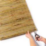 Home Collection Bamboo Slat Blind, Oak