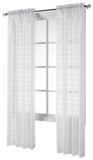Home Collection Sheer Checker Window Panel...