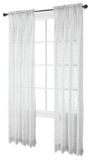 Home Collection Floral Print Sheer Panel, ...