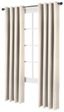 Home Collection Blackout Striped Panel, Ivory