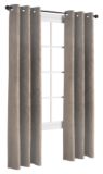 Debbie Travis Suede Blackout Panel, Mushroom