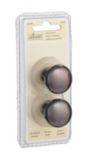 Allison Elegant Orb Black Knob, 2-Pk