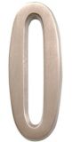 Hillman Distinctions 4-in House Numbers, Satin Nickel