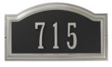 Hillman Distinctions House Number Plaque, Two-Tone