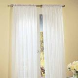 Sheer Panel, 69 x 63-inch, White