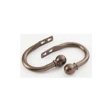 Embrasse � boule, sienne bross�