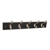 For Living Large Black Board with Nickel Hooks