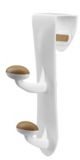 Crochet de porte Urbana, double