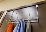 Nystrom White Over-the-Door Rack, 6-Hook