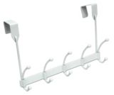 Pat�re de porte Nystrom, 5 crochets, blanc
