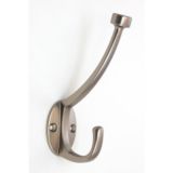 Bulldog Satin Nickel Pill Hook, Single