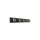 Bulldog Black and Satin Nickel Hook and Ra...