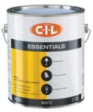 CIL Essentials Interior Latex Flat White P...