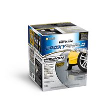clear epoxyshield premium coating gloss sealer wet epoxy brick concrete garage floor additives skid 55l sq ft covers behr tile