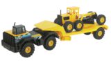 Tonka Lowboy and Grader