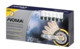 NOMA 70-Mini Outdoor LED Christmas Lights, Warm White