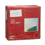 Emerald 200-Mini Indoor Incandescent Christmas Lights, Assorted Colours