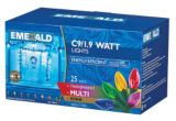 Outdoor Energy Efficient 25 C9 Light Set, Multi-Coloured