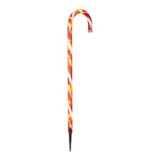Illuminated Candy Cane Lawn Stake, 28-in