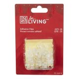 Mini-Light Adhesive Clips, 25-pk