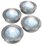 Emerald Solar Deck Lights, 4-Pk