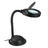 Lampe de bureau avec loupe