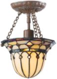 Wellesley Tiffany Semi-Flush Light Fixture