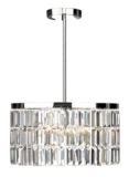 Debbie Travis Charlotte 3-Light Chrome Cha...