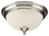 NOMA Energy Star 2-Light Brushed Nickel Fl...