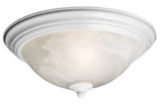 NOMA Energy Star 11-in. White Flush Mount ...