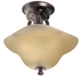 Isadora Semi-Flush Light Fixture, 13-in