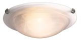 Low-Profile Brushed Pewter Flush Mount Lig...