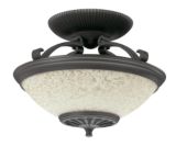 Illumi-Heat Semi-Flush Ceiling Light With ...