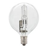 NOMA 19W Clear G16 Candelabra Base Halogen Bulbs, 5-Pk
