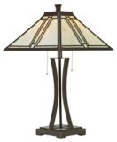 For Living Mission Tiffany Table Lamp