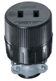 Leviton Vinyl Connector with Cord Clamp, 0...