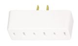 Leviton Single to Triple Outlet Adapter, 0...
