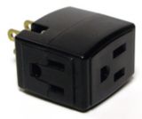 Leviton Single to Triple Outlet Adapter Cube