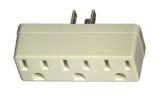 Leviton Single to Triple Outlet Adapter, 0...