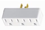 Leviton Single to Triple Outlet Adapter, 0...