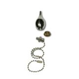 Atron Tear Drop Fan Pull with 12-in Chain
